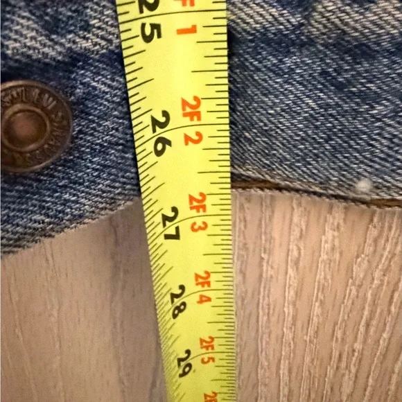Vintage Levi’s Buffalo Plaid Lined Denim Trucker Jacket – Medium – Made in USA - Picture 15 of 16